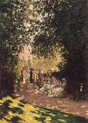 Claude Monet Le Parc Monceau Spain oil painting artist